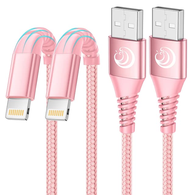 📱 Aioneus iPhone Ladekabel [2Pack 2M] MFi Zertifiziert Nylon Fast USB Ladekabel