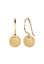 Elli Ohrringe Damen Ohrhänger Geo Plättchen Minimal Trend Matt in 925 Sterling Silber 🌟