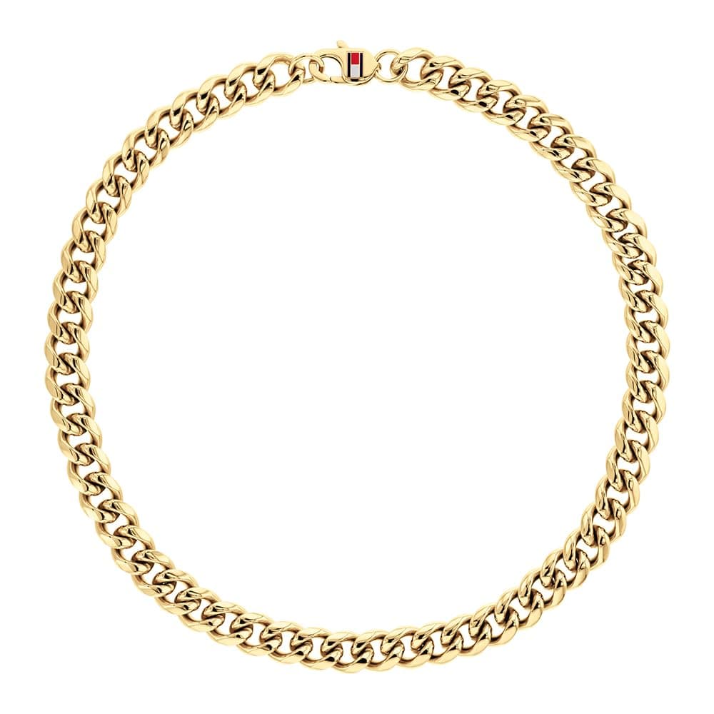 Tommy Hilfiger Herren Gliederhalskette aus Edelstahl in Gold oder Silber ⛓️💫