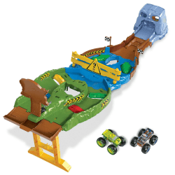 🚗🏁 Hot Wheels HJG32 - Monster Trucks Rennstrecke Spielset 🏁🚗