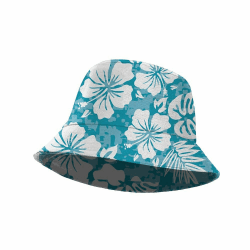 🧢 Karactermania- Kinder Eimerhut, Einheitsgröße Blau Aloha 🌺