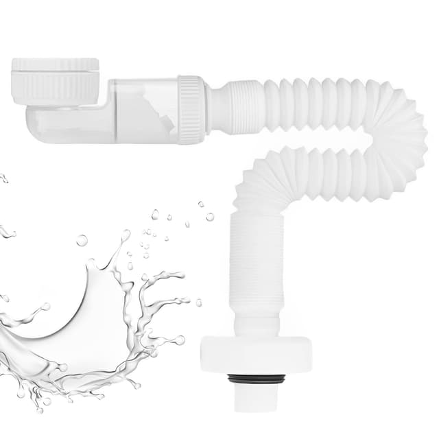 🛁 G1¼ Zoll Siphon Waschbecken mit Flexibler Installation und Hochwertigem Design 🚿
