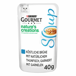 🐟🍤 PURINA GOURMET Crystal Suppe für Katzen - 32er Pack (32 x 40g)