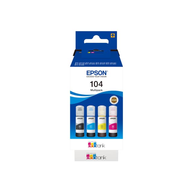 🖨️ Epson EcoTank 104 Original Tinte Multipack