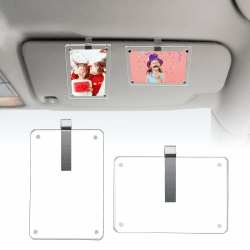 BLINGOOSE Auto Bilderrahmen Fotohalter Clip Sonnenblende