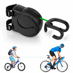 Fahrrad Abschleppseil Kinder & Erwachsene mit Sicherheitsverschlussclip und elastischem Paracord 🚲