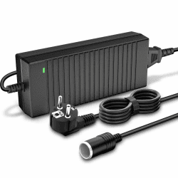AUCARAUTO Spannungswandler 230V auf 12V, 120W/10A/2.65M KFZ Netzadapter 🚗🔌