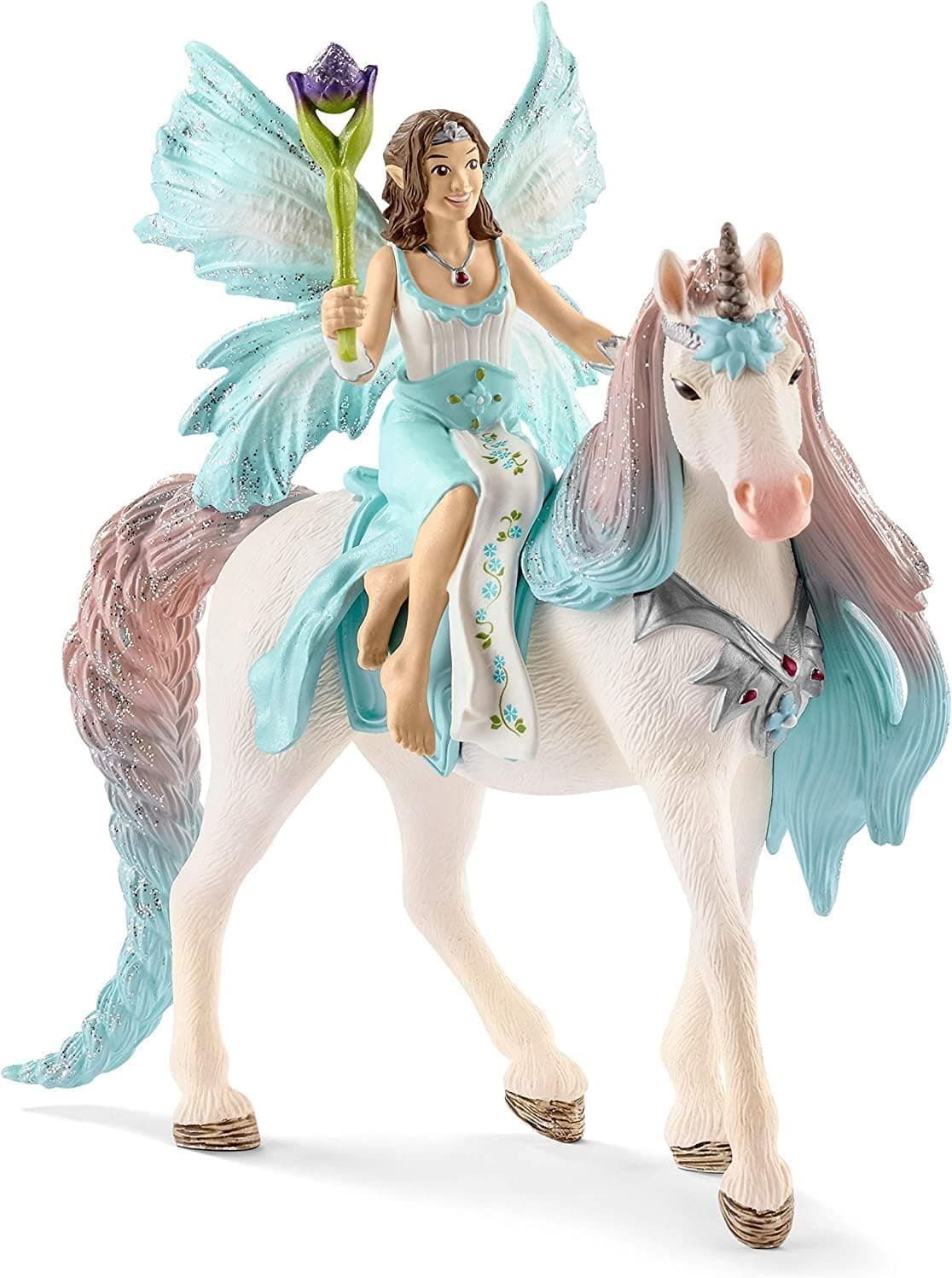SCHLEICH BAYALA | Eyela mit Einhorn 70569 | Elfe mit Zepter & Einhorn mit Magnet 🦄🧝‍♀️