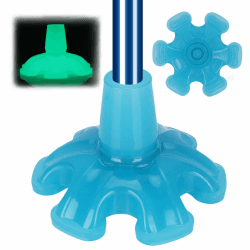 🌟 supregear Leuchtender Gehstock-Tip, Schwerlast Gummispitze 3/4 Zoll 🌟