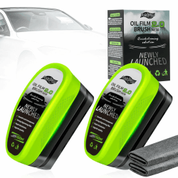 🚗 2 Stück 150ml Windschutzscheiben Reiniger mit 2 Tüchern 🧼