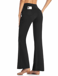 MOVE BEYOND Butterweiche Damen Bootcut Yogahose und 3/4-Hosen 🌟