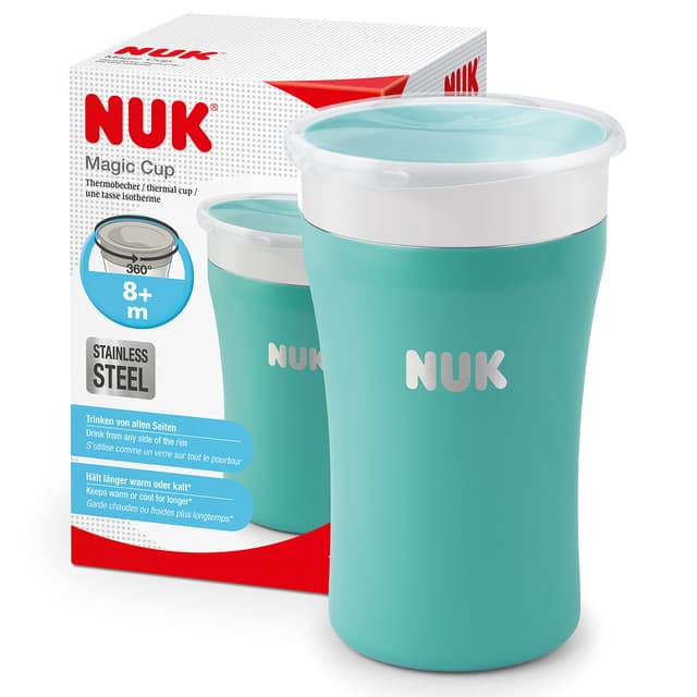 🌟 NUK Magic Cup Trinklernbecher aus Edelstahl 🌟