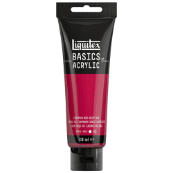 🎨 Liquitex 8870023 Basics - Kadmiumrot Dunkel Farbton Acrylfarben - 118 ml