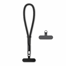 📱🔗 AOKSUNOVA Handykette Kurz Universal Handyband Schwarz A-Schwarz Angebot bei HelloDeals