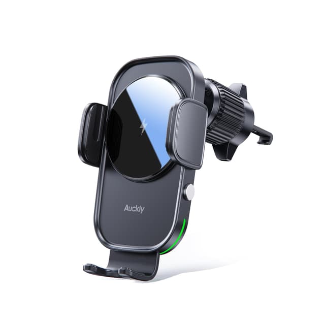 Auckly 15W Handyhalterung Auto mit Ladefunktion 📱 [270° Automatische Klemmung] 🚗 Qi Induktive Ladestation Auto Wireless Charger 📲 Kfz Ladegerät für iPhone & Samsung, Schnellladen