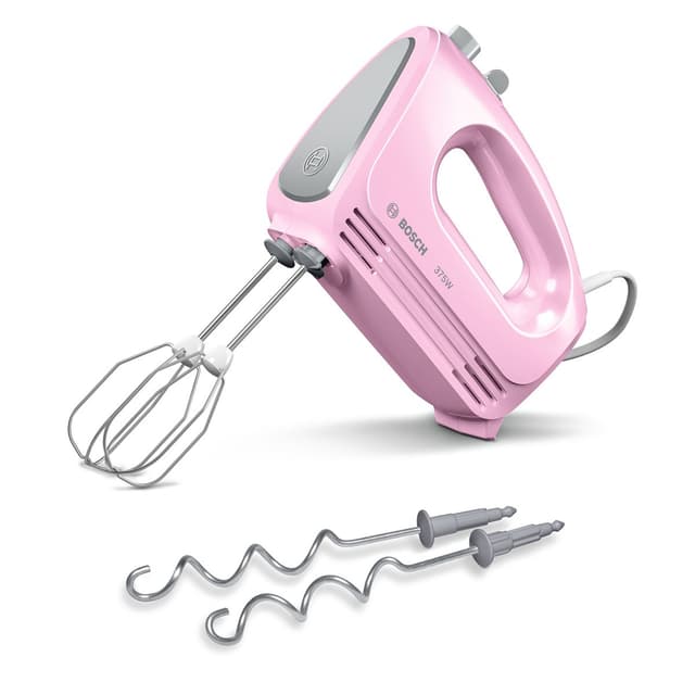 🎉 Tolles Angebot! Bosch MFQ2210K Handrührer, Rosa/Grau, 375 W Rosa / Grau 375 W Handrührer Set