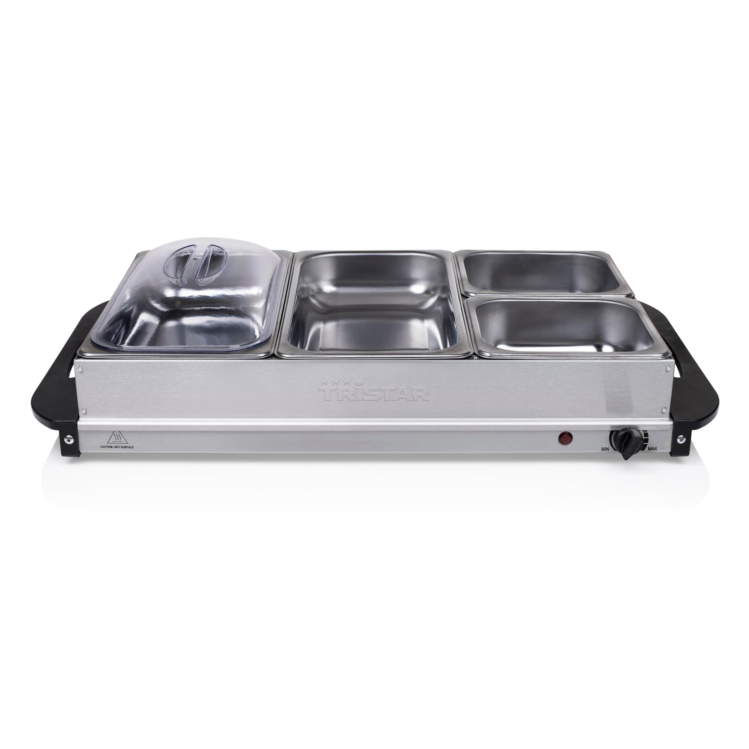 🌟 Mega Deal! Tristar BP-6285 Buffet-Server, 300, Silber Single 🌟