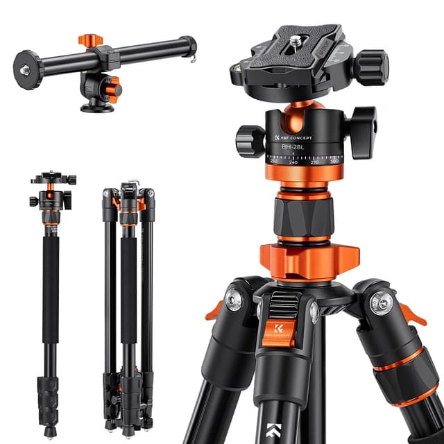 📸 K&F Concept 200CM/78inch Stativ - Tripod für DSLR-Kamera 🌟