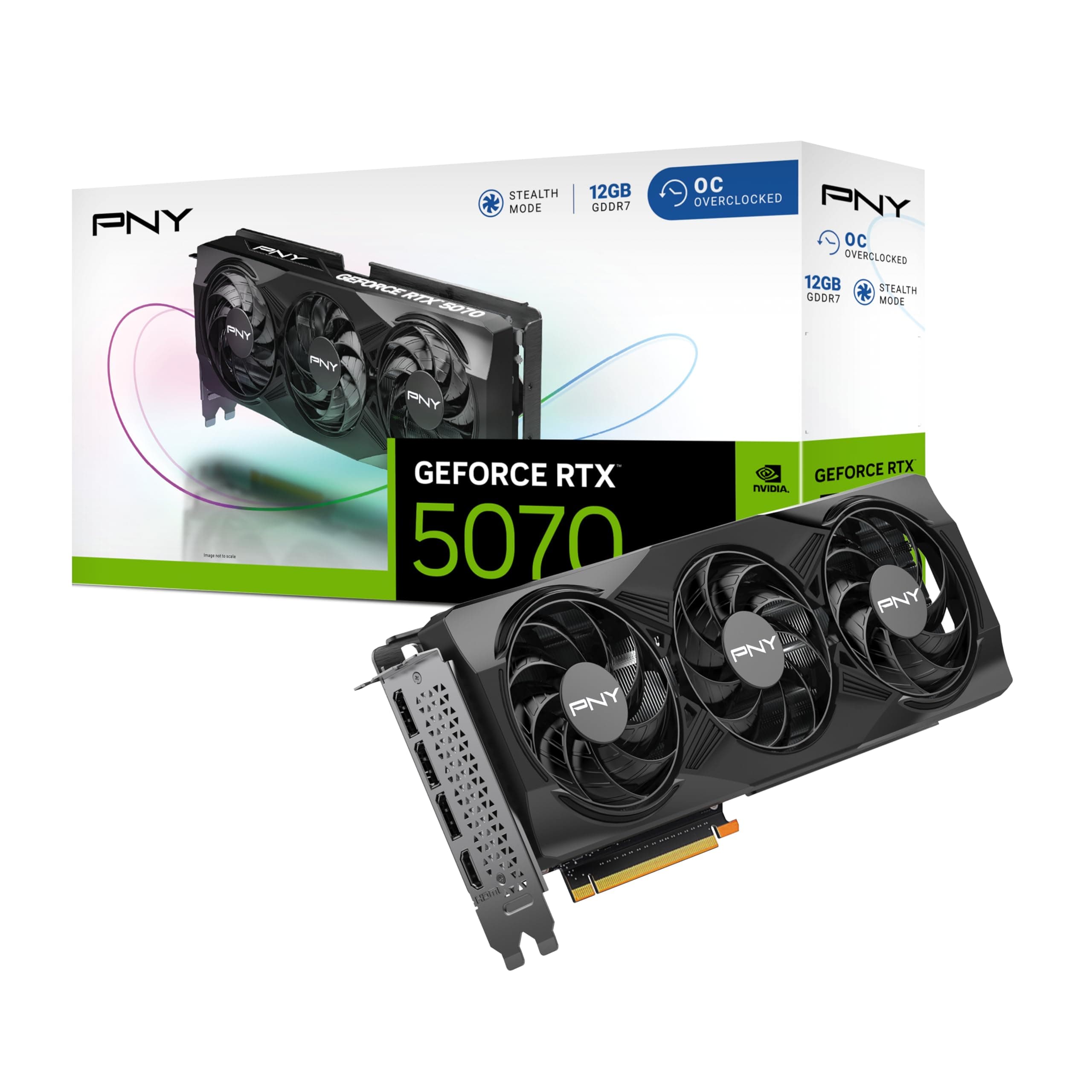 PNY GeForce RTX™ 5070 12GB OC Triple Fan Grafikkarte DLSS 4 RTX 5070 OC 🎮🔥