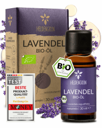 Heldengrün® BIO Lavendelöl [100% NATURREIN] 30ml - Aromatherapie Lavendel