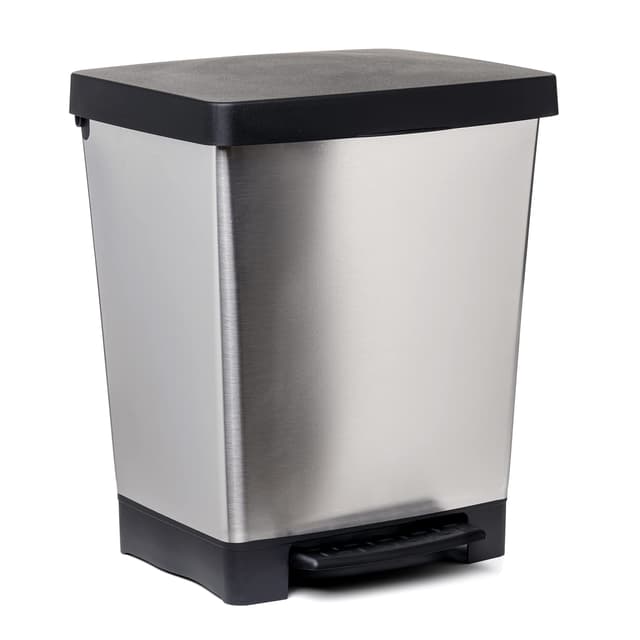 🗑️🌟 TATAY Cubik Deco Mülleimer mit Pedal 21L | BPA-frei | Robust | Hygienisch | Kompakt | Pflegeleicht 🌟🗑️