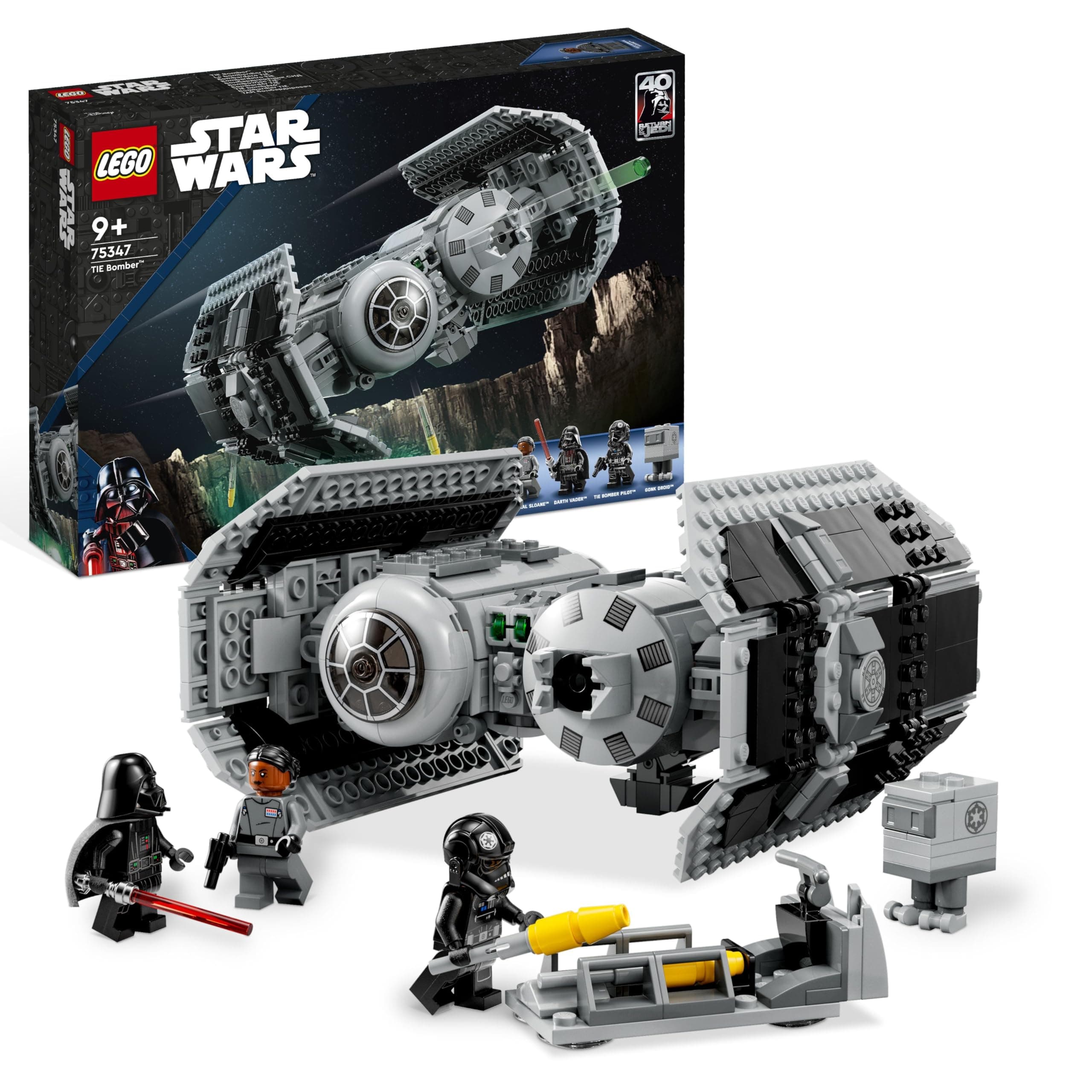 LEGO 75347 Star Wars TIE Bombe Spielzeug mit Darth Vader Minifigur 🚀
