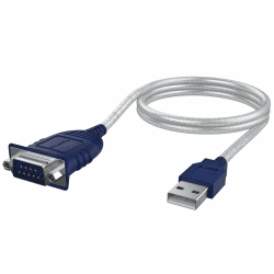SABRENT USB auf serielles Adapter (85cm) USB auf RS232 seriell Kabel, DB-9 Konverterkabel (9-polig)