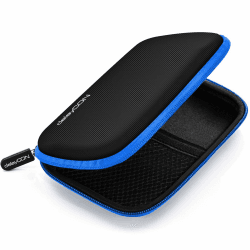 deleyCON Festplattentasche HDD Case - Für 2,5 Zoll Festplatten und SSD - Robust & Stoßsicher 🛡️