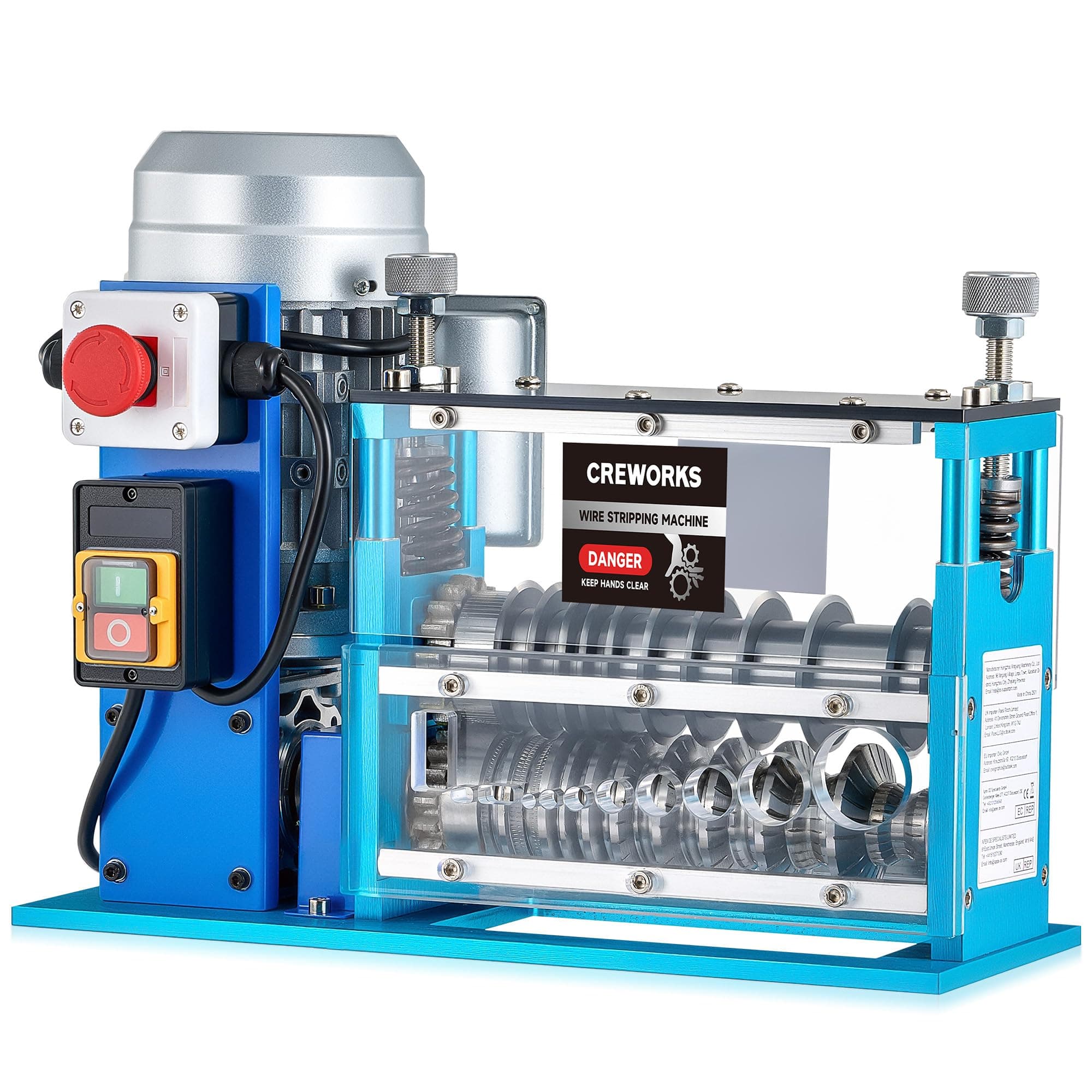 CREWORKS Elektrische Kabelabisoliermaschine 🛠️ 550W Kabelschälmaschine Abisoliermaschine