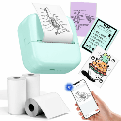 LabelCenter Mini Drucker M02L Sticker Drucker für Smartphone 📱🖨️