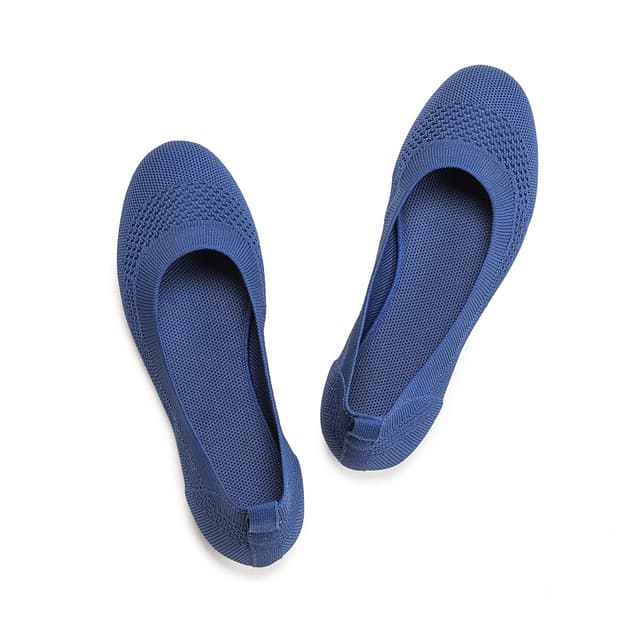 Frank Mully Damen Ballerinas Slip On Knit Kleid Schuhe Pumps Schuhe Runde Zehe 😍