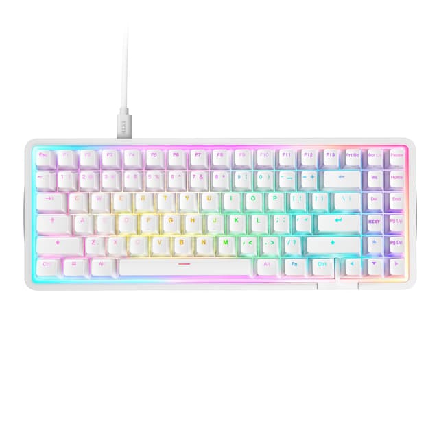 🌈🎮 Magnetische RGB-Gaming-Tastatur NZXT Function Elite MiniTKL - Anpassbare Betätigung, Doppelschienen-Halleffekt-Schalter