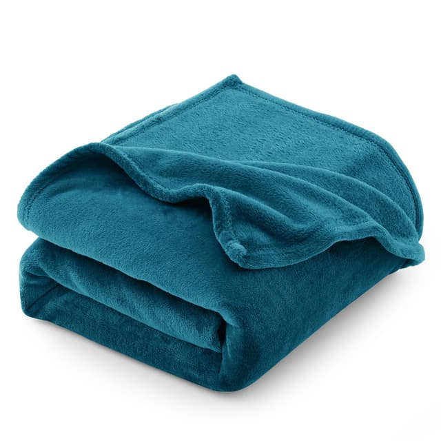 🛋️🛏️ CozyLux Kuscheldecke Flauschig Decke Sofa 150x200 cm - Weich/Warm/Leicht Sofadecke Wohndecke Couchdecke für Sofa/Bett/Couch, Flanell Fleecedecke Türkis