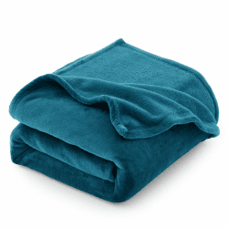 🛋️🛏️ CozyLux Kuscheldecke Flauschig Decke Sofa 150x200 cm - Weich/Warm/Leicht Sofadecke Wohndecke Couchdecke für Sofa/Bett/Couch, Flanell Fleecedecke Türkis