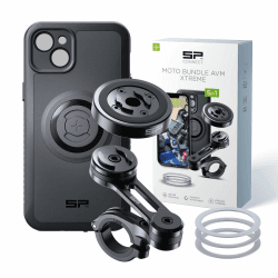 SP CONNECT Moto Bundle II AVM Xtreme | SPC+ | iPhone 14 Plus Handyhalter für Motorrad 🏍️📱