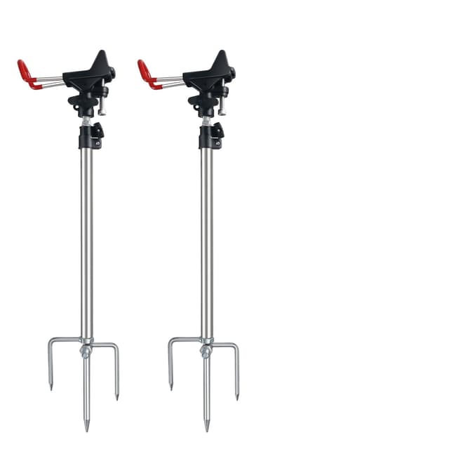 🎣 Leeko Rutenhalter 2 Stück Edelstahl Universal Ständer 360°Verstellbar