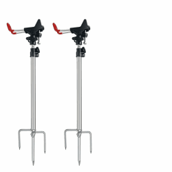 🎣 Leeko Rutenhalter 2 Stück Edelstahl Universal Ständer 360°Verstellbar