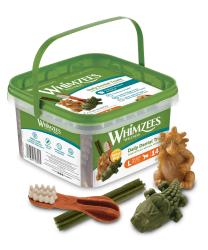 🐶 WHIMZEES Gemischte Vielfaltsbox für große Hunde, Größe L, 14 Stück 🦷