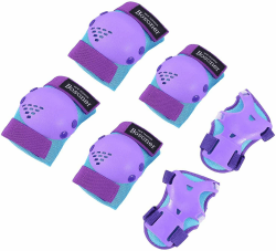 🛹 BOSONER Knieschoner Kinder Schoner Inliner Protektoren 6er Set 🌟