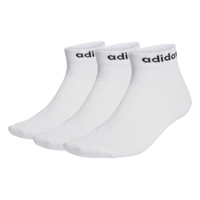 🧦 Tolles Angebot! adidas Unisex Think Linear Ankle Socks 3 Pairs Socken