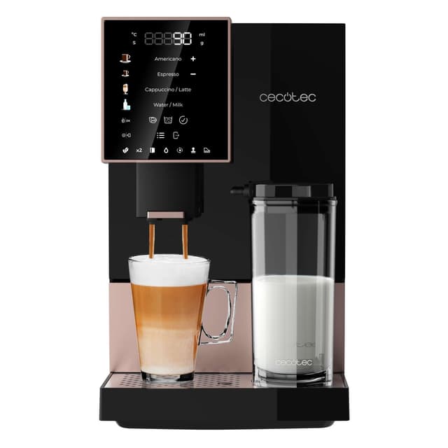 🌹🖤 Cecotec Superautomatische Kaffeemaschine Cremmaet Compactccino Black Rose 🖤🌹