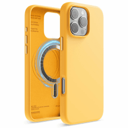 elago Magnetisch Silikon Hülle für iPhone 16 Pro Max Sunshine 🌞