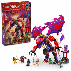 LEGO NINJAGO Chaosdrache Donnerzahn 🐉🌩️ - Spielzeug mit 6 Ninja Minifiguren