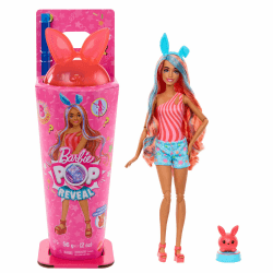 Barbie Pop-Reveal-Set: Süße Kätzchen-Modepuppe & Haustier 🐱🌈