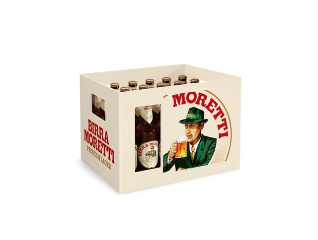 🍻 Super Angebot: Birra Moretti Flaschenbier, MEHRWEG (24 x 0.33 l) im Kasten 🍻
