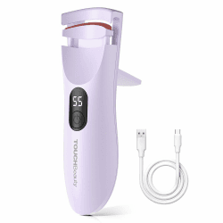🌟 TOUCHBeauty Beheizte Wimpernzange mit LED-Anzeige, Elektrische Wimpernzange mit 3 Temperatureinstellungen AG-2316EU 🌟