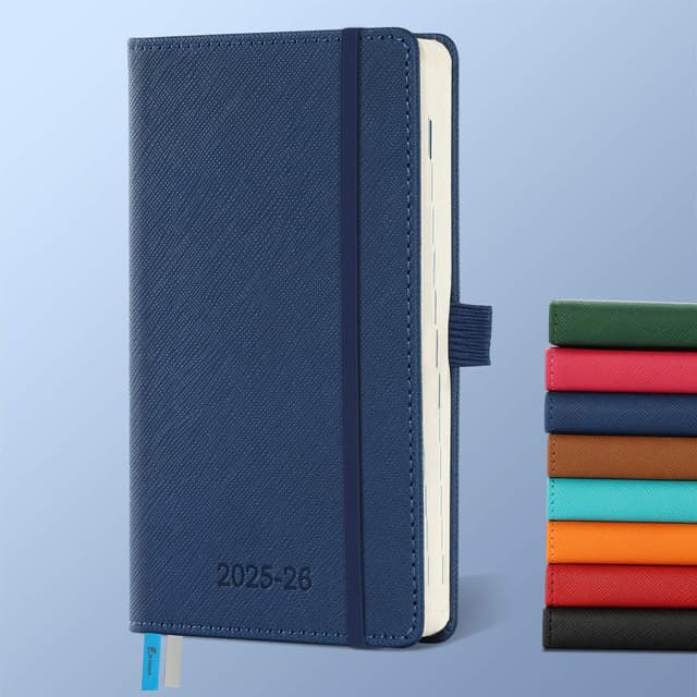 IN-LUXPRO Kalender 2025 2026 Wochenplaner Marineblau 📅📘