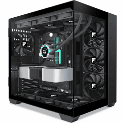 FOIFKIN F300 PC Gehäuse - 270° Panoramaglas mit Type-C (Schwarz, F300) Angebot!