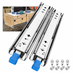SHUHANG Schubladenschienen Schwerlast Schubladenauszug Vollauszug 1000mm Mit Schloss 🛠️🔒