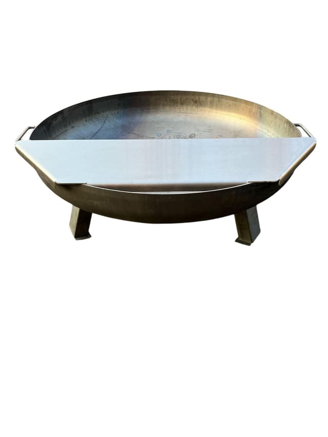 🔥🍳 SOUK ONE Feuerplatte Plancha aus Edelstahl 4mm 60cm 🔥🍳